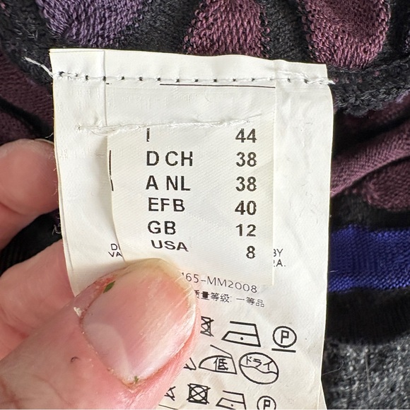 M by Missoni Multicolored Geometric Kinit Mini Dress - Picture 6 of 8